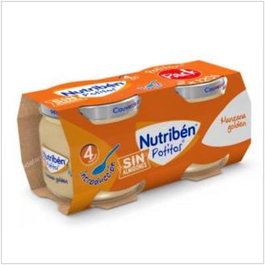 NUTRIBEN Potito Introducción Manzana Gold 2x120g