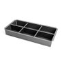 HERRAJES ALK Cesta Metal para Bastidor Óptima 200x56.5x410 mm Grafito