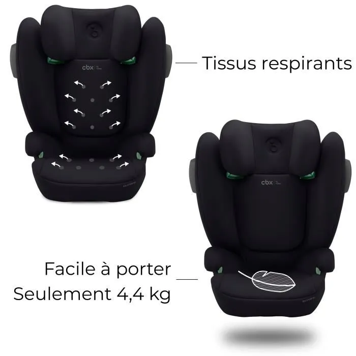 Cbx By Cybex Silla de coche SOLUTION B3 I-FIX Grupo 2/3 3 a 12 años Negro | CYB1692751984062