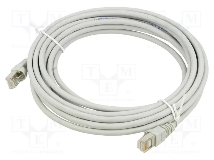 TELEGÄRTNER Patch Cord Cat 5 F/UTP 5m Gris