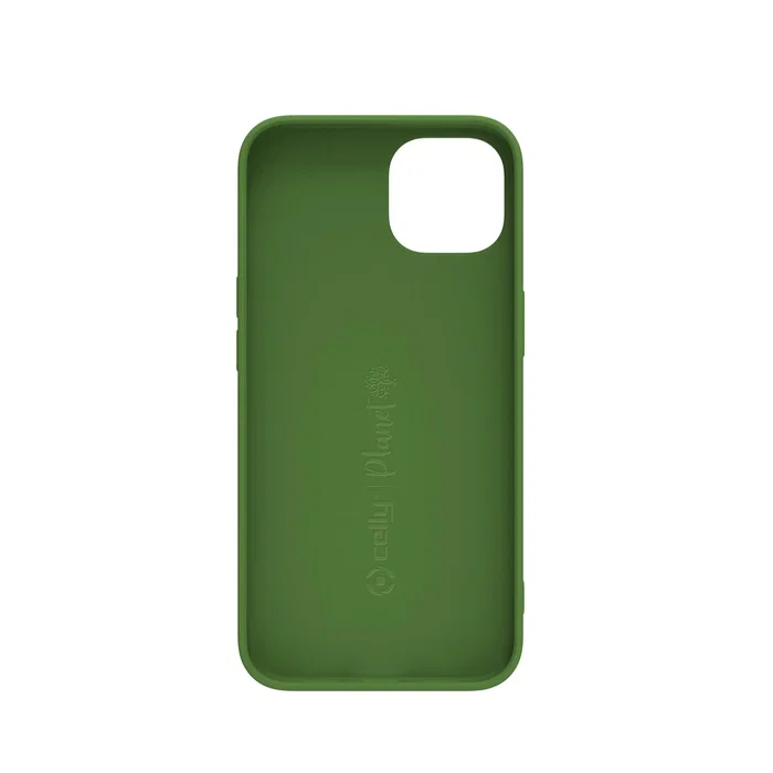 Celly Funda para iPhone 14, 15.5 cm (6.1") Verde - Protectora Resistente a Rayones en TPU - Compatibilidad Apple
