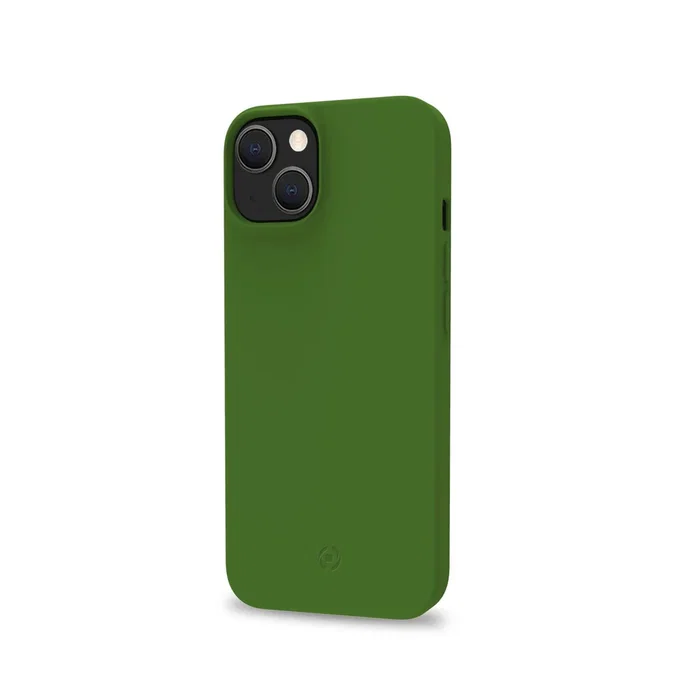 Celly Funda para iPhone 14, 15.5 cm (6.1") Verde - Protectora Resistente a Rayones en TPU - Compatibilidad Apple