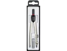 Rotring Compás Compact Universal con Ajuste Rápido, Radio 13 cm, Circunferencia 32 cm, Dimensiones 10x170x45 mm