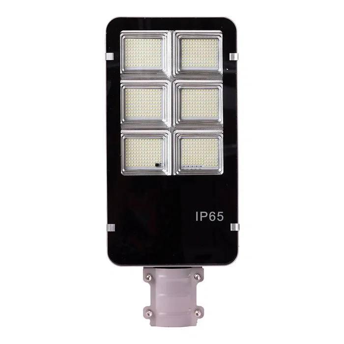 HO Farola LED Solar 400W con Control Remoto y Dimable, Blanco Frío (6000°K), [HO-FAR-SOL-400W-CW]