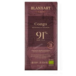 BLANXART Chocolate Negro 91% Congo 75 Gr Eco