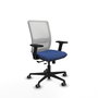 PIQUERAS Y CRESPO Silla de oficina Haches Azul marino y Blanco