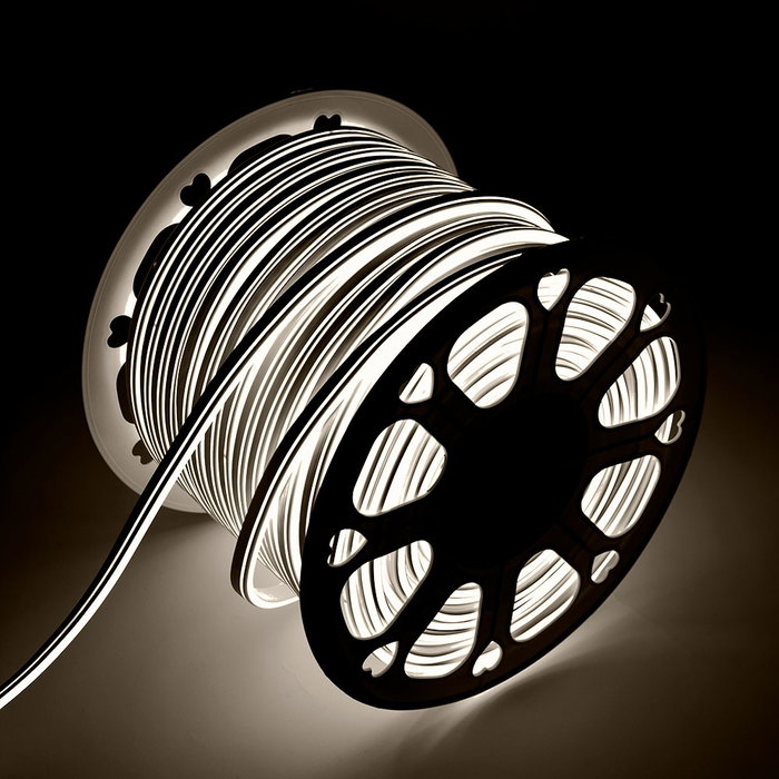 Tira LED Manguera Neon Flex 6W 6000K 24V 8x18mm Blanco Frío