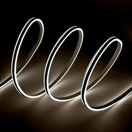 Neon Flex Manguera LED 6W/m 6000K 24V 8x18mm Blanco Frío