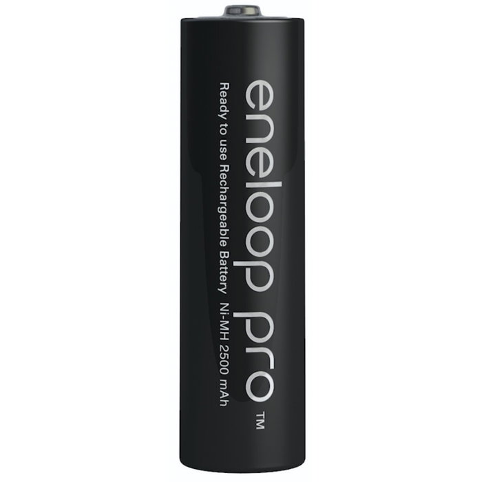 Panasonic Eneloop Pro Mignon 2500mAh AA Ni-MH BK-3HCDE/4BE, pack de 4