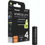Panasonic Eneloop Pro Mignon 2500mAh AA Ni-MH BK-3HCDE/4BE, pack de 4