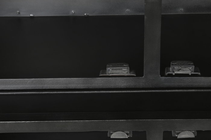 DKD Home Decor Vitrina Item Home 142 x 47 x 240 cm con 6 Puertas y 4 Estanterías