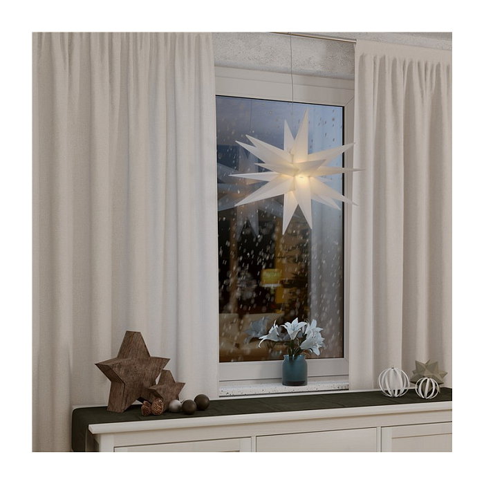 Goobay Estrella de Navidad 3D, blanco