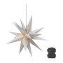 Goobay Estrella de Navidad 3D, blanco
