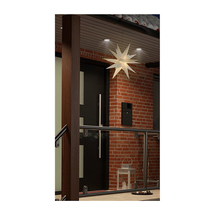 Goobay Estrella de Navidad 3D, blanco