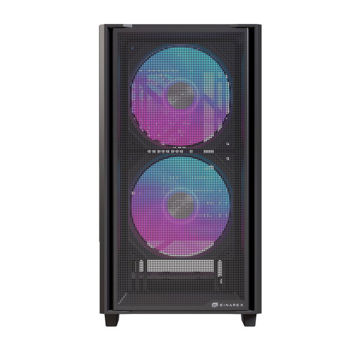 Einarex Caja PC Micro-ATX PM150 Gaming RGB USB 3.0 USB-C Black