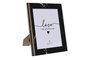 DKD Home Decor Marco de Fotos 20x25 MDF Metal Negro, 25,8x1,5x30,8 cm