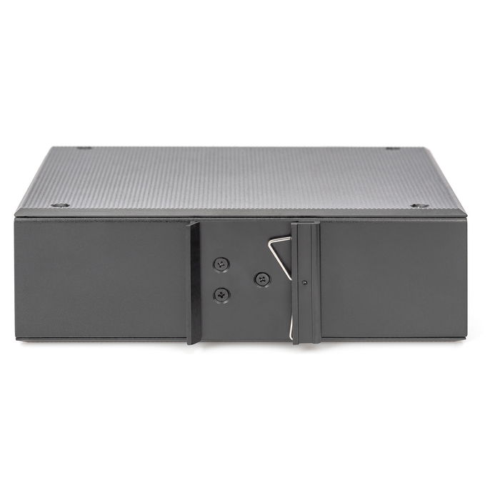 Digitus Conmutador PoE Industrial No Gestionado, 4 Puertos Gigabit Ethernet, 2 SFP Uplink, Montaje Carril DIN, 120W Presupuesto PoE, -40 a 75 grados C