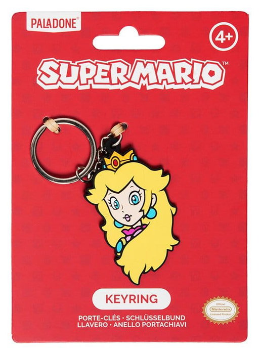 Paladone Products Super Mario Llavero Princess Peach PVC 6 cm