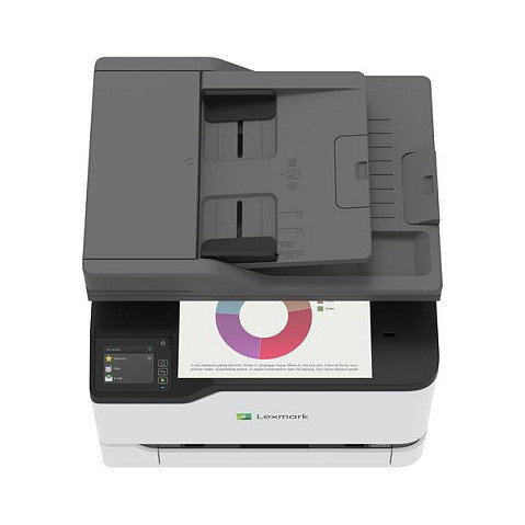 Lexmark CX431adw Multifunción Láser Color A4, 26 ppm, WiFi, Duplex, Fax, Escáner Plano, Impresora para Grupo de Trabajo