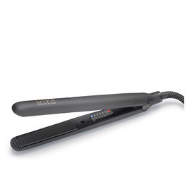Diva Plancha Digital Styler Onyx con Placas de Cerámica Infundidas en Macadamia, Argán y Queratina, Temperatura Digital Ajustable 110-235°C para Cabello Liso y Brillante