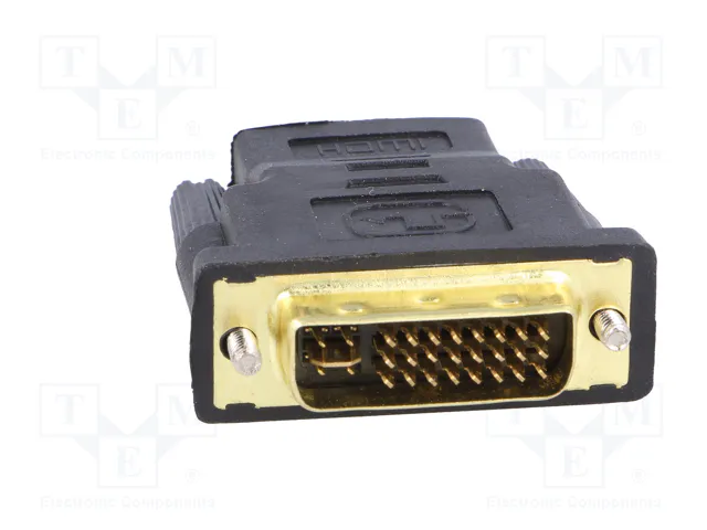 AKYGA Adaptador DVI-I (24+5) a HDMI, Negro