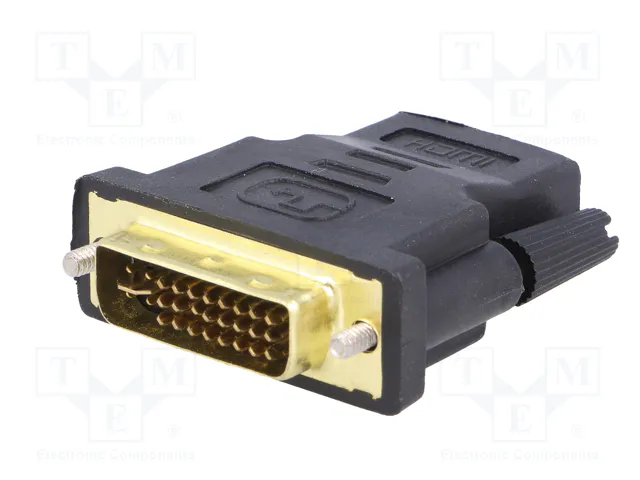 AKYGA Adaptador DVI-I (24+5) a HDMI, Negro