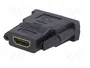 AKYGA Adaptador DVI-I (24+5) a HDMI, Negro