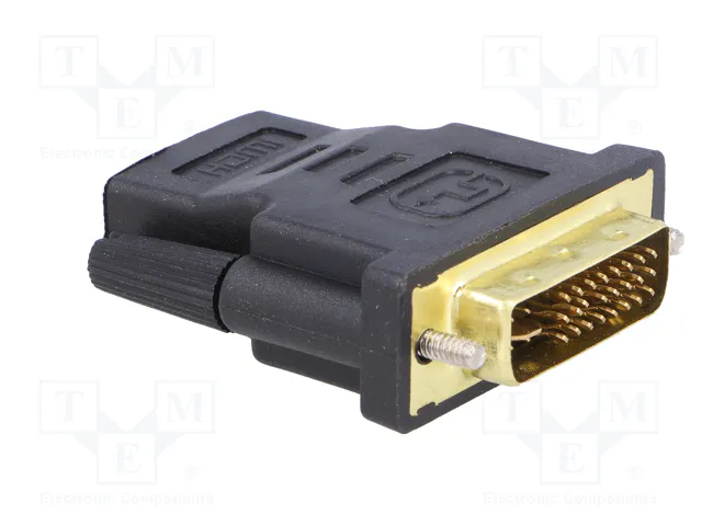 AKYGA Adaptador DVI-I (24+5) a HDMI, Negro
