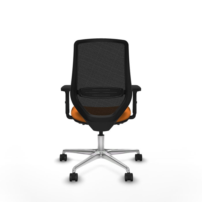 PIQUERAS Y CRESPO Silla de oficina Mardos Naranja y Negro