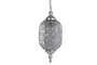 DKD Home Decor Lámpara de Techo Metal Plateada 28x28x140 cm