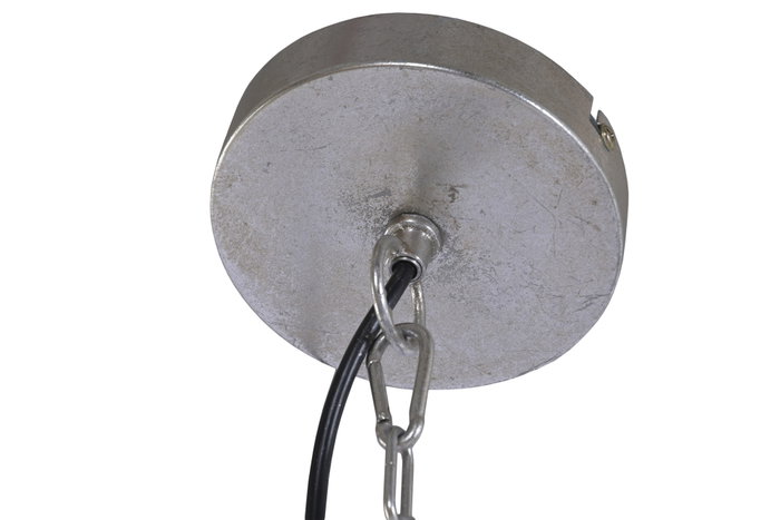 DKD Home Decor Lámpara de Techo Metal Plateada 28x28x140 cm DKD Home Decor Lámpara de Techo Metal Plateada 28x28x140 cm