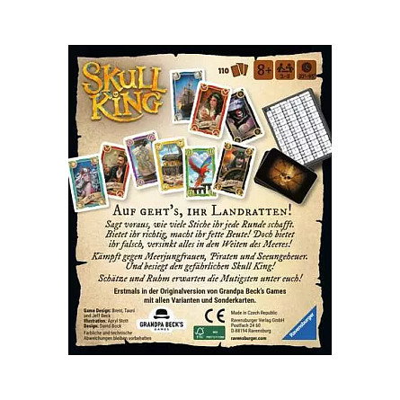 Ravensburger Skull King Juego de cartas de piratas
