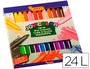Jovi Jovicolor Ceras de Colores Surtidos, Estuche de 24 Unidades