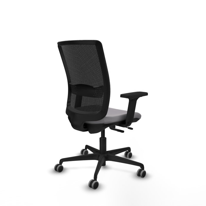 PIQUERAS Y CRESPO Silla de oficina Haches con mecanismo Sincro/Traslack Gris y Negro PIQUERAS Y CRESPO Silla de oficina Haches con mecanismo Sincro/Traslack Gris y Negro