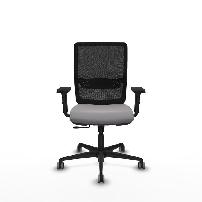 PIQUERAS Y CRESPO Silla de oficina Haches con mecanismo Sincro/Traslack Gris y Negro PIQUERAS Y CRESPO Silla de oficina Haches con mecanismo Sincro/Traslack Gris y Negro