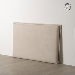 Cabecero Beige Tejido Dormitorio 160 X 8 X 100 cm