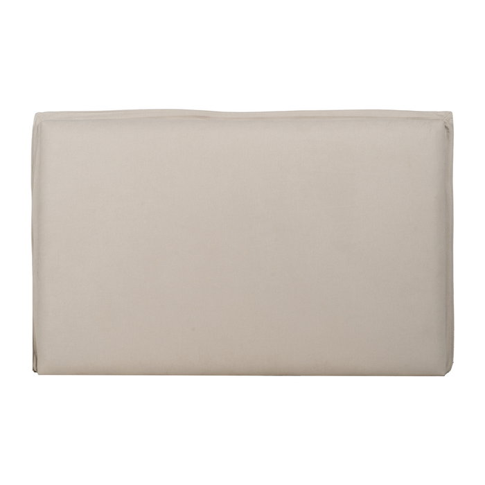 Cabecero Beige Tejido Dormitorio 160 X 8 X 100 cm