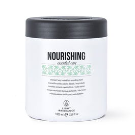 Light Irridiance Mascarilla Cabellos Dañados Tratados Nourishing Essential Care con Aceite de Argán, 1000ml