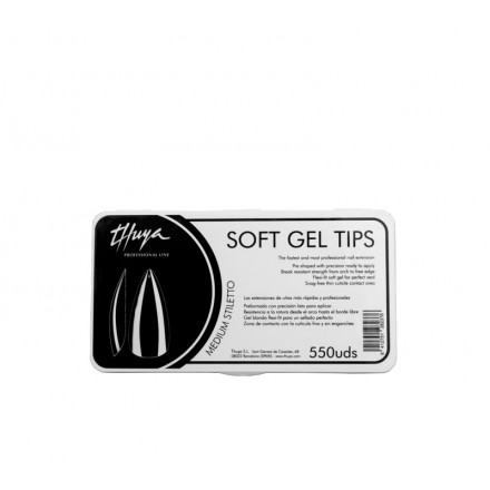 Thuya Soft Stiletto Medium 550 Unidades Thuya Soft Stiletto Medium 550 Unidades