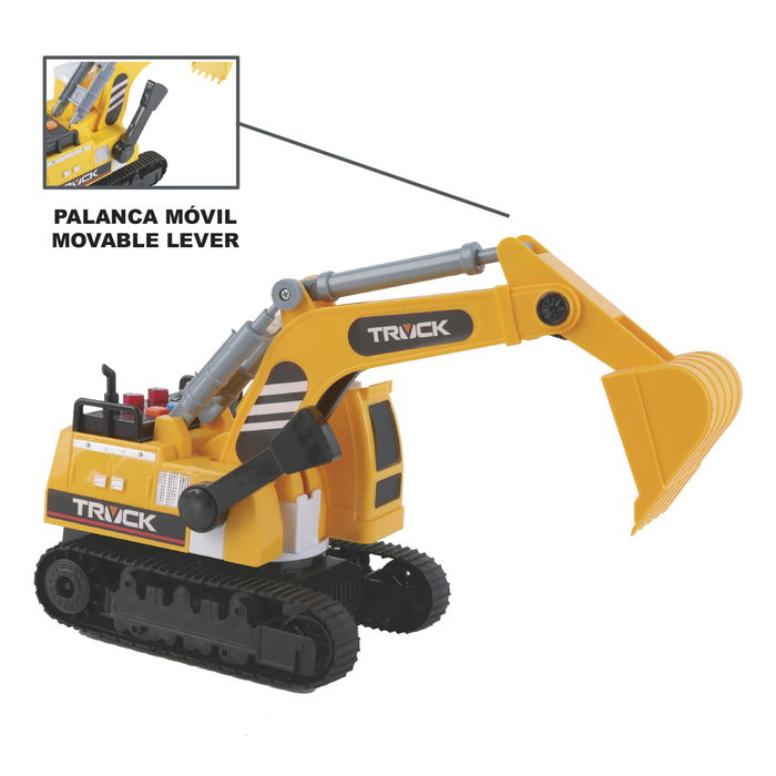 Tachan Excavadora Con Luz Y Sonido Heroes De Ciudad 1:16 Juguete Funcional Tachan Excavadora Con Luz Y Sonido Heroes De Ciudad 1:16 Juguete Funcional