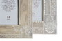 DKD Home Decor Marco de Fotos MDF 10x15 Floral Pintado a Mano Surtido de 2