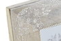 DKD Home Decor Marco de Fotos MDF 10x15 Floral Pintado a Mano Surtido de 2