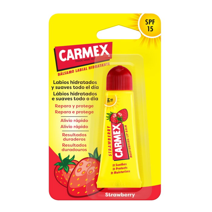 Carmex Bálsamo Labial Fresa SPF 15 10 g Carmex Bálsamo Labial Fresa SPF 15 10 g