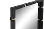 DKD Home Decor Espejo de Hierro y Cristal Negro 64,5x5x96,5 cm