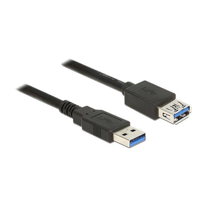 DeLOCK Cable de extensión USB Tipo-A macho a hembra 1 m 5 Gbps DeLOCK Cable de extensión USB Tipo-A macho a hembra 1 m 5 Gbps