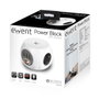 Ewent EW3939 Regleta Cúbica con 3 Tomas y 3 Puertos USB Blanco