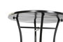 DKD Home Decor Mesa Terraza y Jardín Multicolor Negro Metal Cerámica 60x60x72 cm
