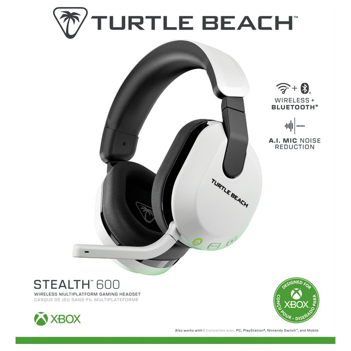 Turtle Beach Stealth 600 GEN3 XB Over-Ear Stereo Headset, Blanco