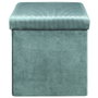 Home Deco Factory Caja-puf Plegable Giulia Azul Canard