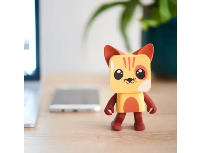 Wondee Altavoz bailarín gato 3W Bluetooth con micrófono Wondee Altavoz bailarín gato 3W Bluetooth con micrófono